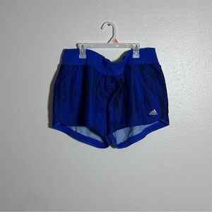 Adidas Women Blue Athletic Running Shorts Climalite‎ size XL